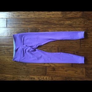 Purple lululemon wonder unders size 8
